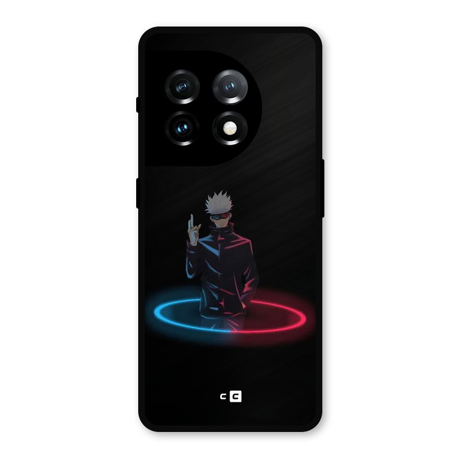 Gojo Sataru Wink Metal Back Case for OnePlus 11