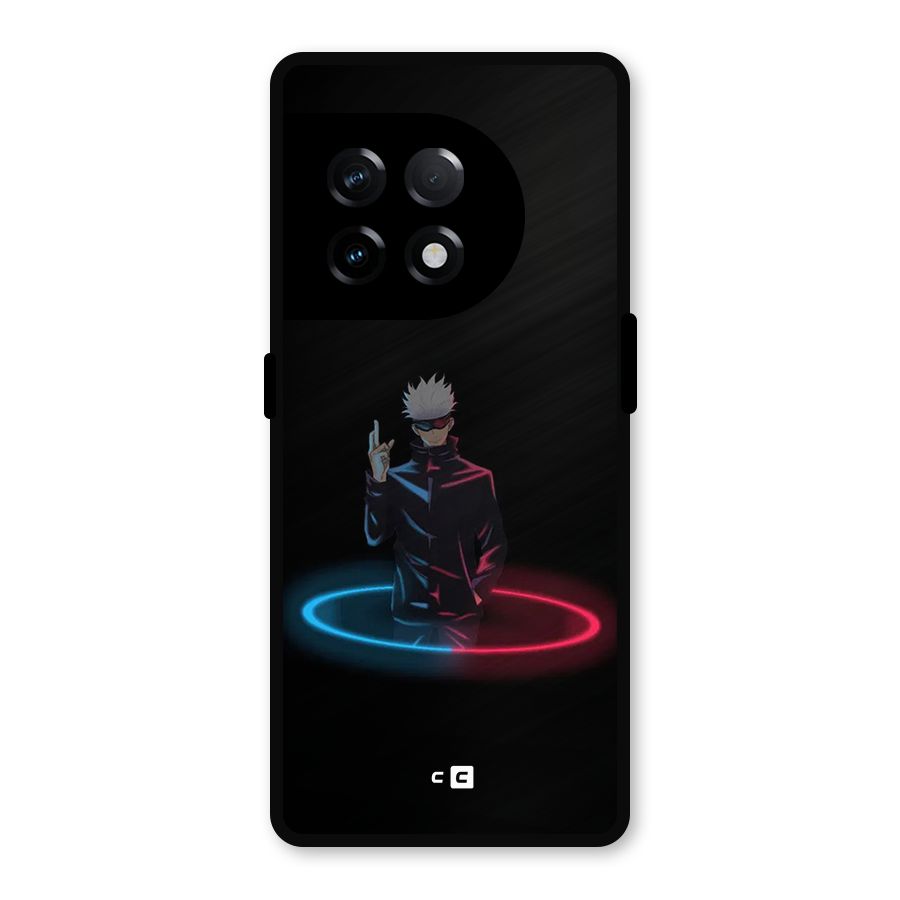 Gojo Sataru Wink Metal Back Case for OnePlus 11R