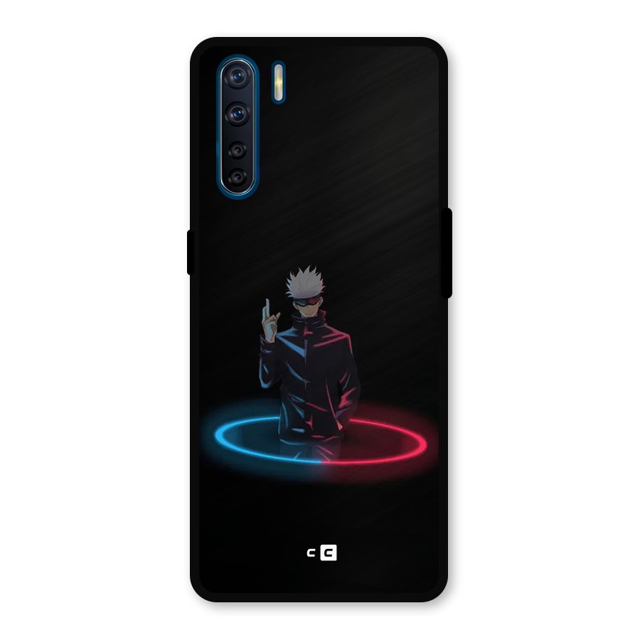 Gojo Sataru Wink Metal Back Case for Oppo F15