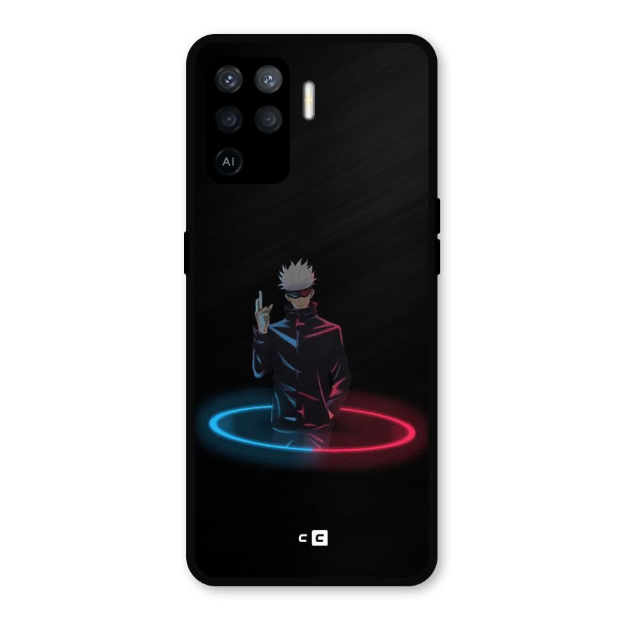 Gojo Sataru Wink Metal Back Case for Oppo F19 Pro