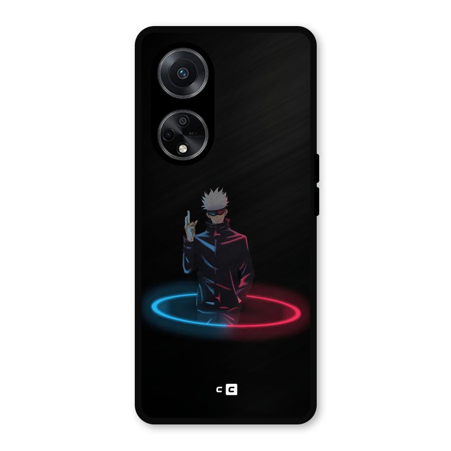 Gojo Sataru Wink Metal Back Case for Oppo F23