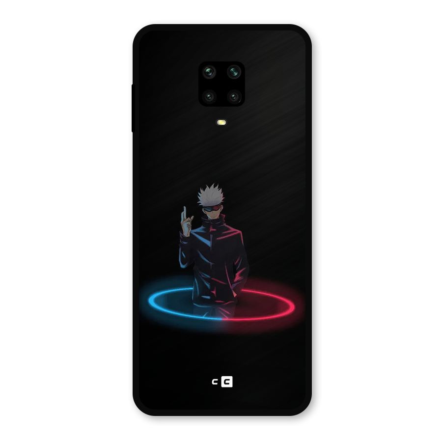 Gojo Sataru Wink Metal Back Case for Poco M2
