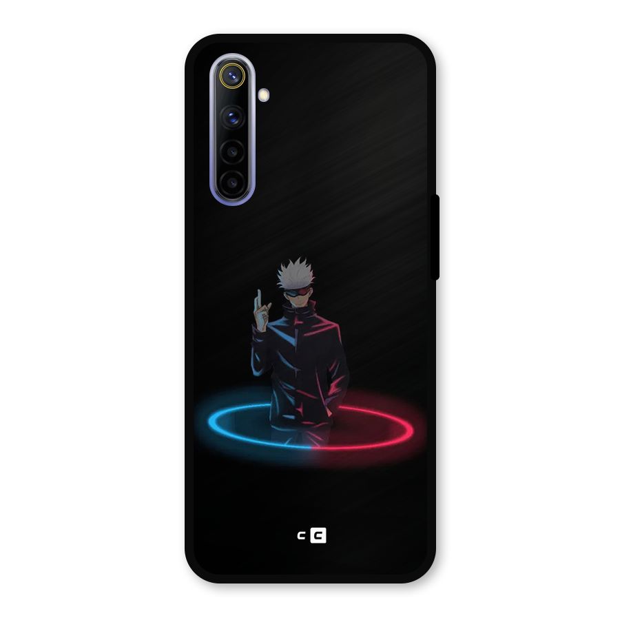 Gojo Sataru Wink Metal Back Case for Realme 6