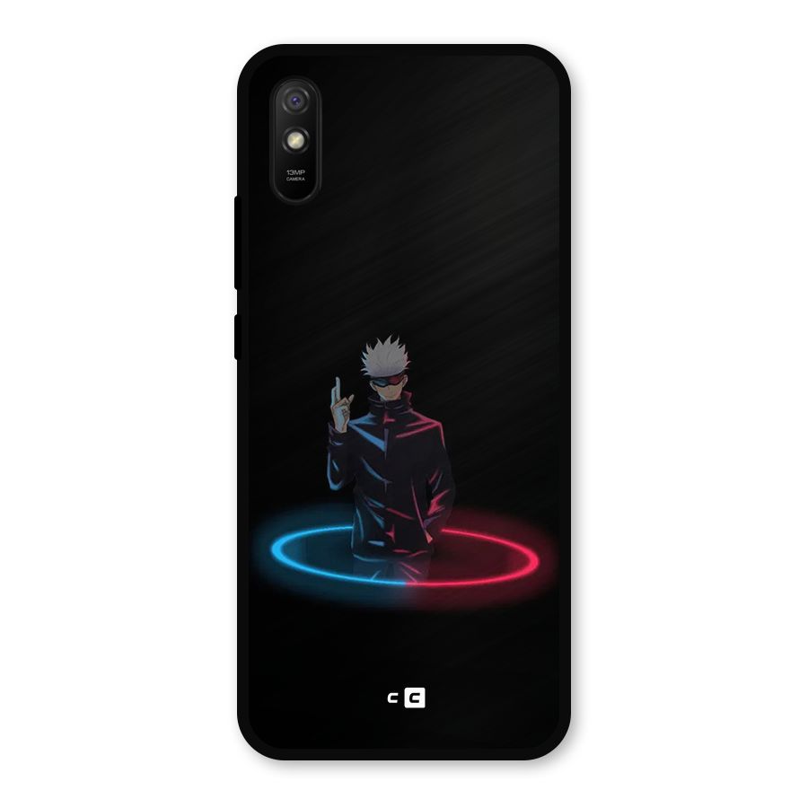Gojo Sataru Wink Metal Back Case for Redmi 9a