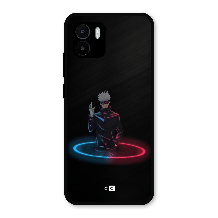 Gojo Sataru Wink Metal Back Case for Redmi A2