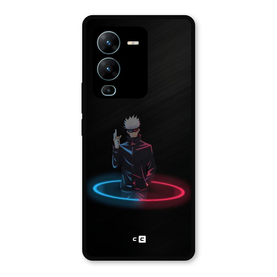 Gojo Sataru Wink Metal Back Case for Vivo V25 Pro