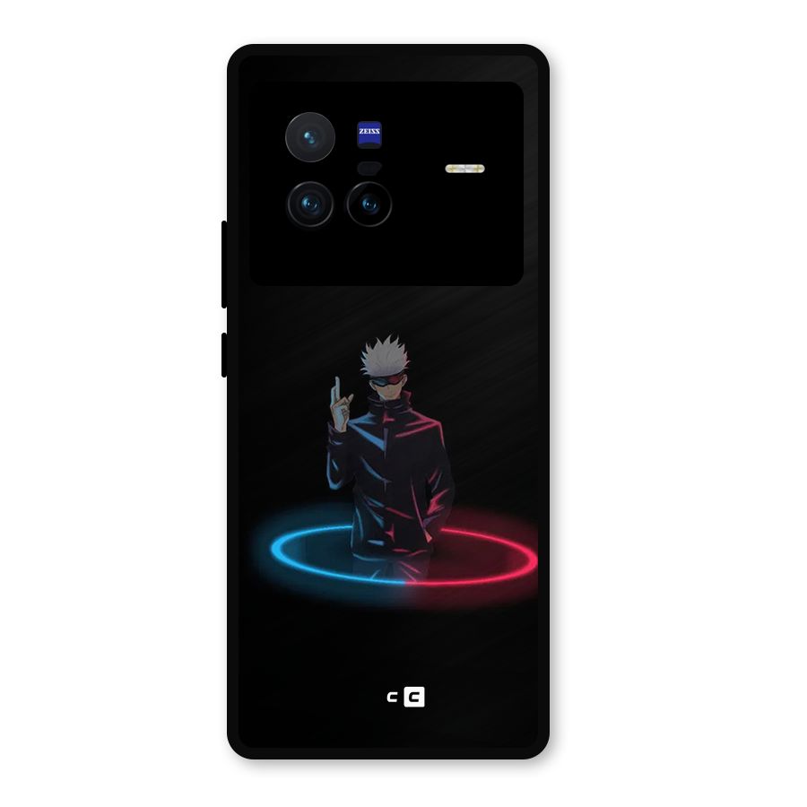 Gojo Sataru Wink Metal Back Case for Vivo X80