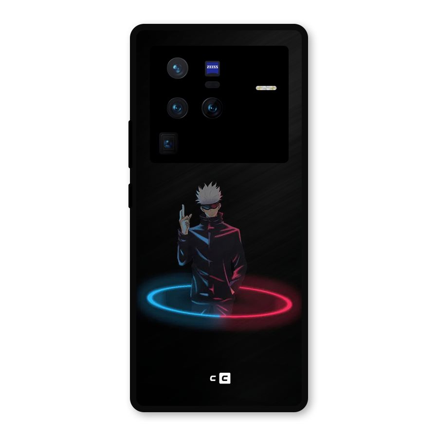 Gojo Sataru Wink Metal Back Case for Vivo X80 Pro
