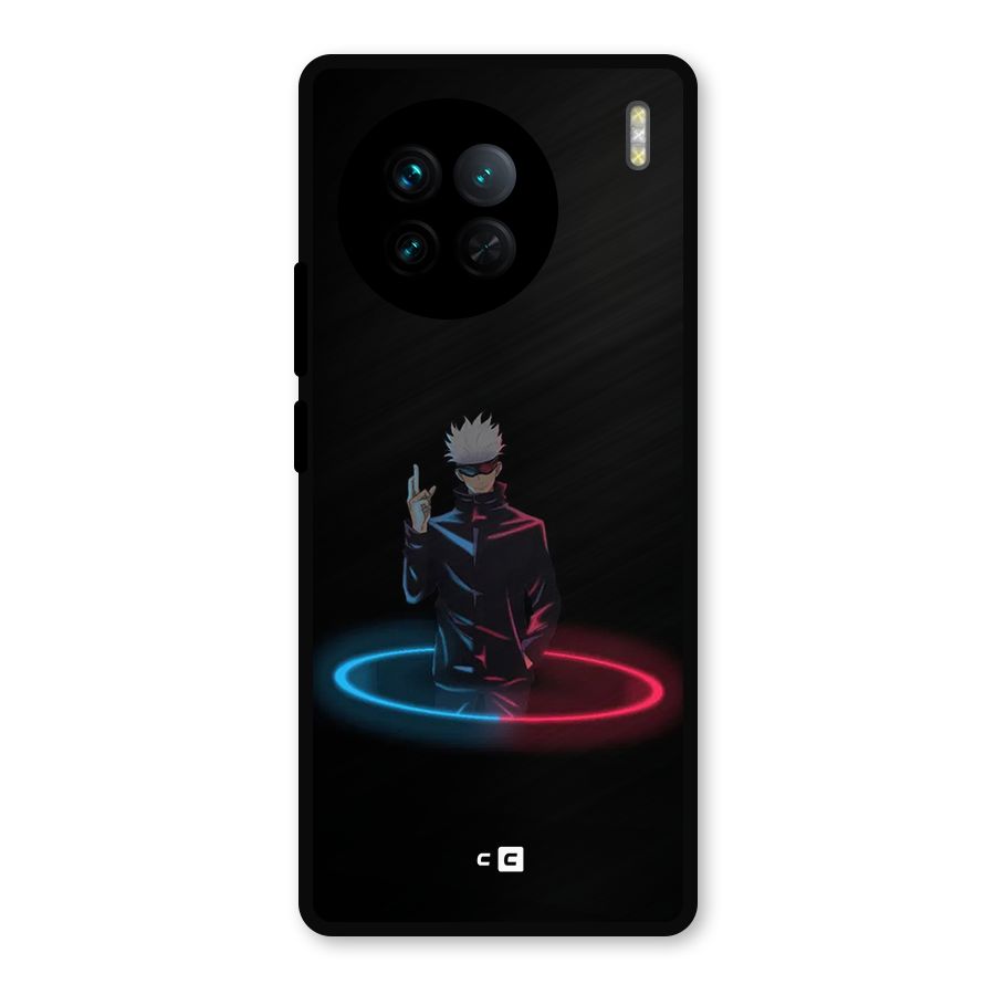 Gojo Sataru Wink Metal Back Case for Vivo X90