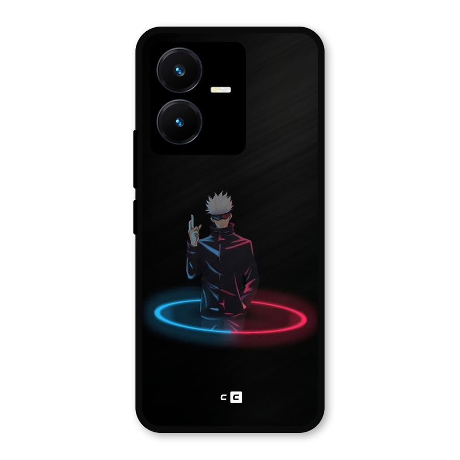 Gojo Sataru Wink Metal Back Case for Vivo Y22