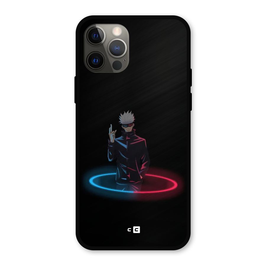 Gojo Sataru Wink Metal Back Case for iPhone 12 Pro