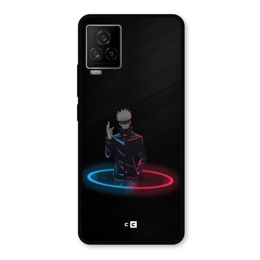 Gojo Sataru Wink Metal Back Case for iQOO 7 Legend 5G