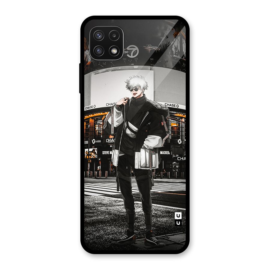 Gojo Shopping Glass Back Case for Galaxy A22 5G