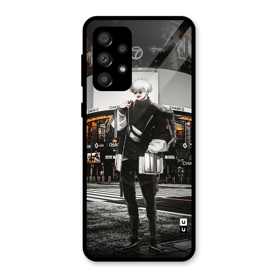 Gojo Shopping Glass Back Case for Galaxy A32