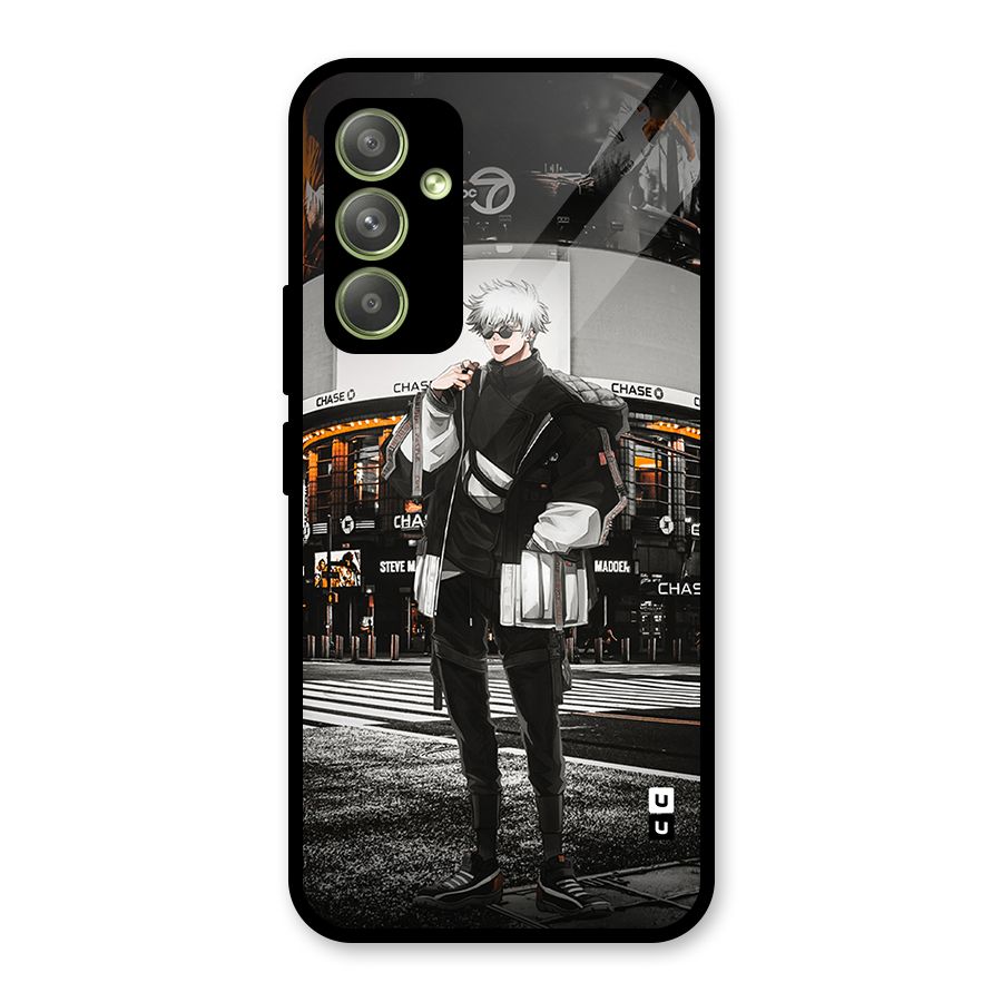 Gojo Shopping Glass Back Case for Galaxy A54