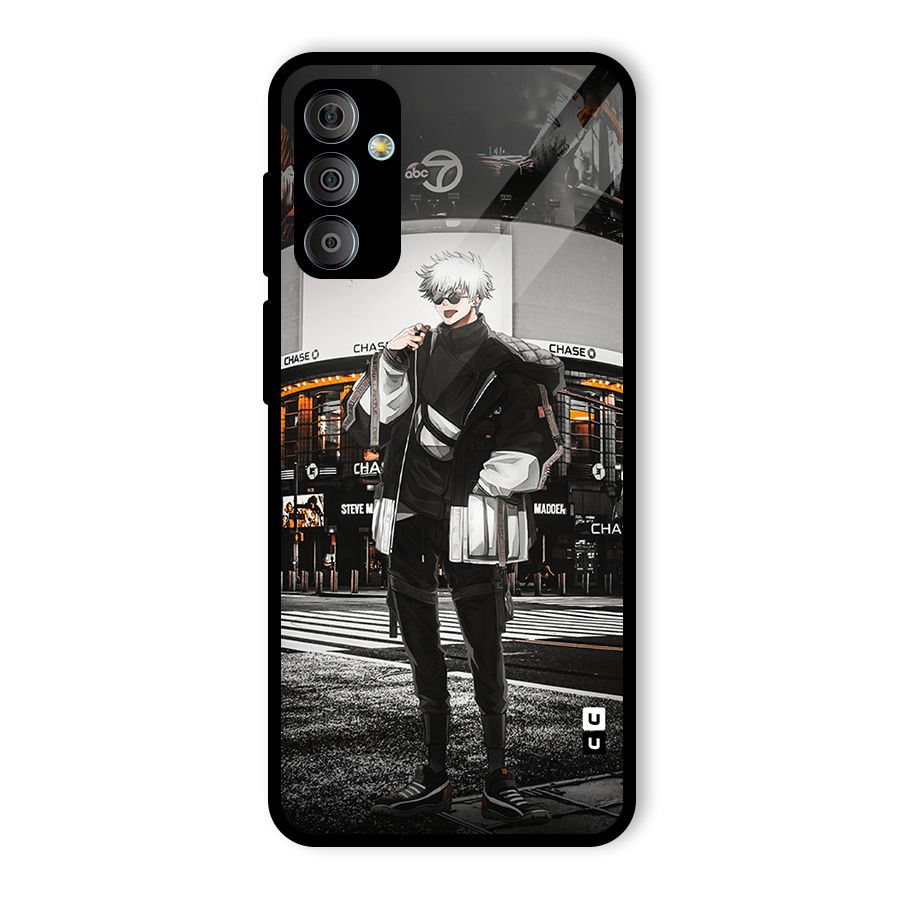 Gojo Shopping Glass Back Case for Galaxy F23
