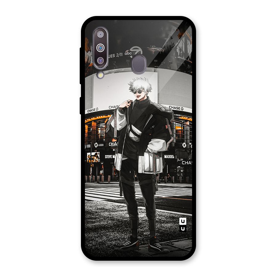 Gojo Shopping Glass Back Case for Galaxy M30