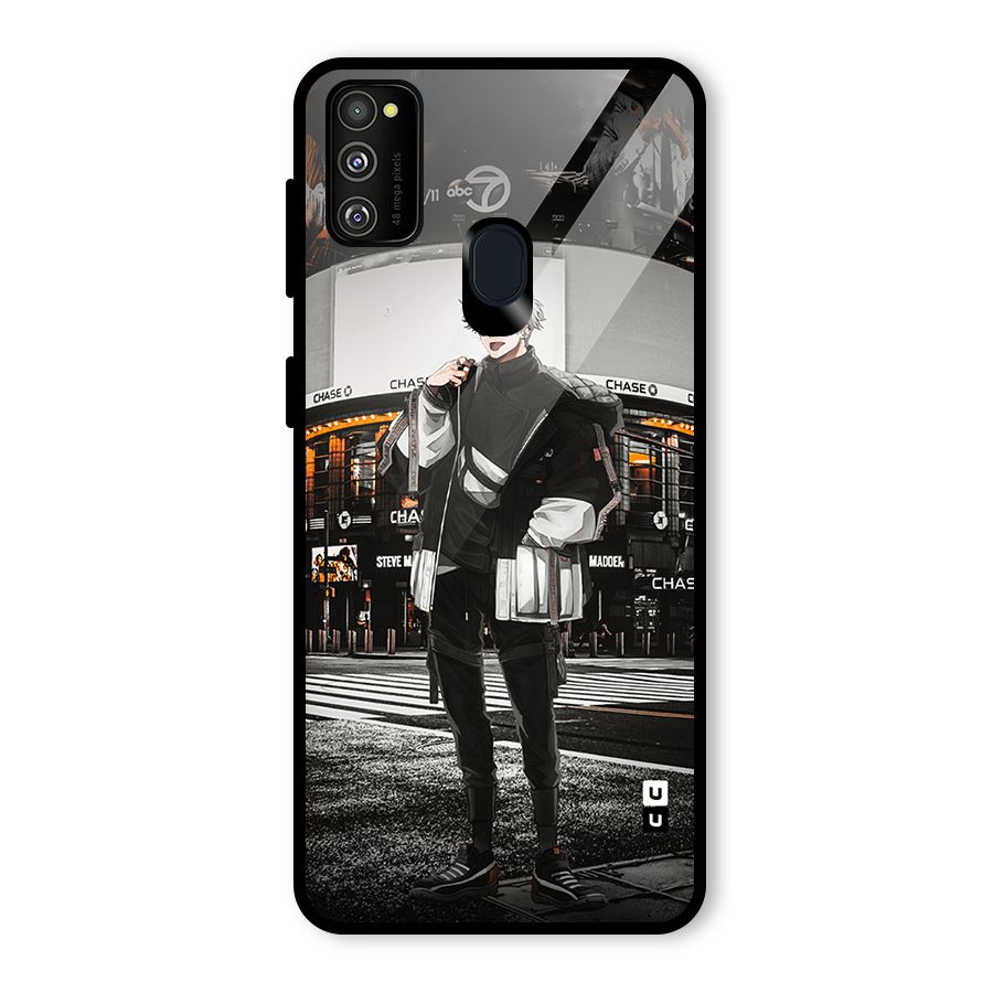 Gojo Shopping Glass Back Case for Galaxy M30s