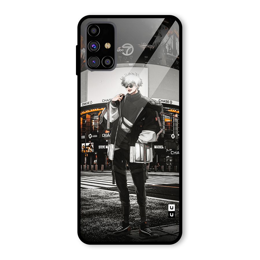 Gojo Shopping Glass Back Case for Galaxy M31s