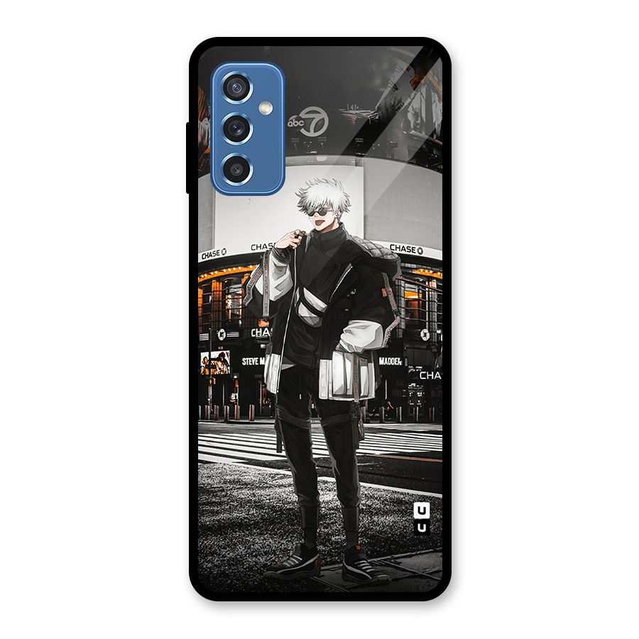 Gojo Shopping Glass Back Case for Galaxy M52 5G