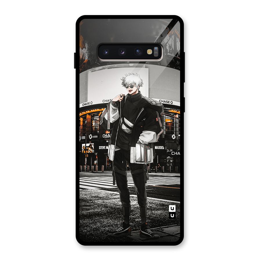 Gojo Shopping Glass Back Case for Galaxy S10 Plus