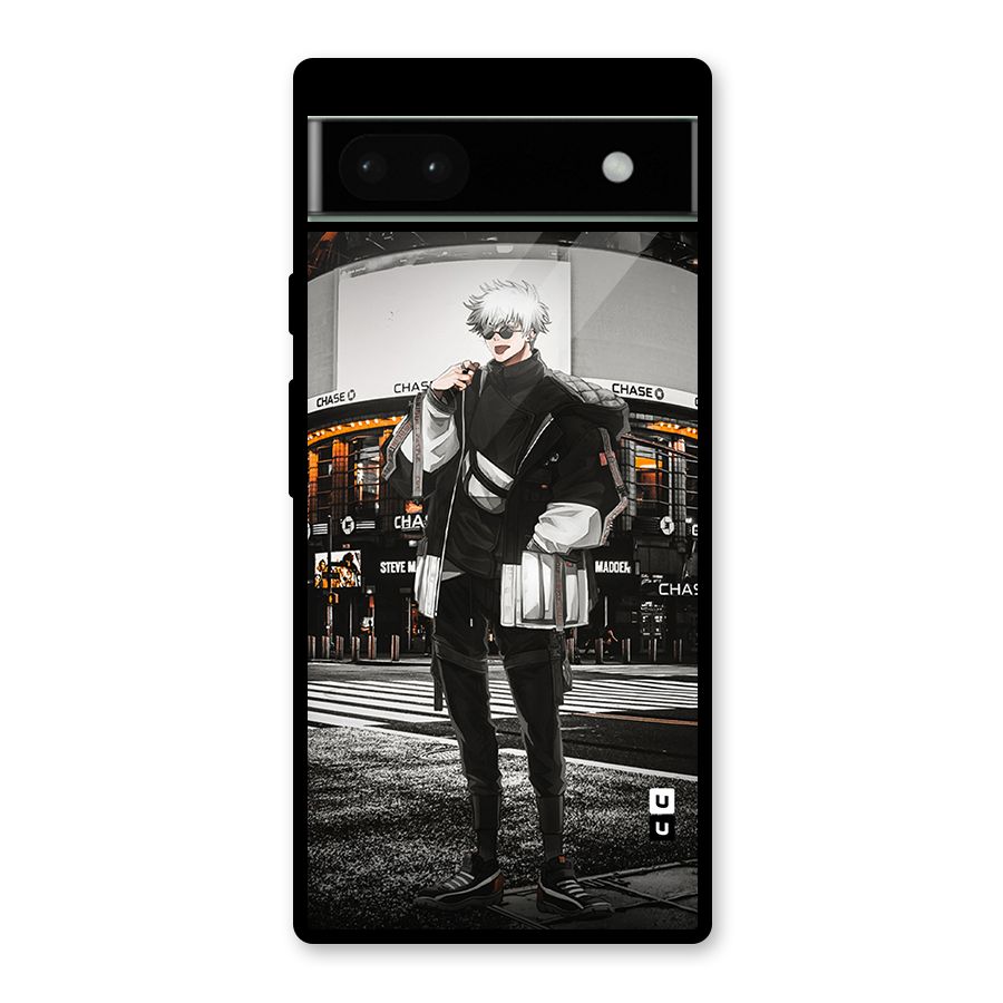 Gojo Shopping Glass Back Case for Google Pixel 6a