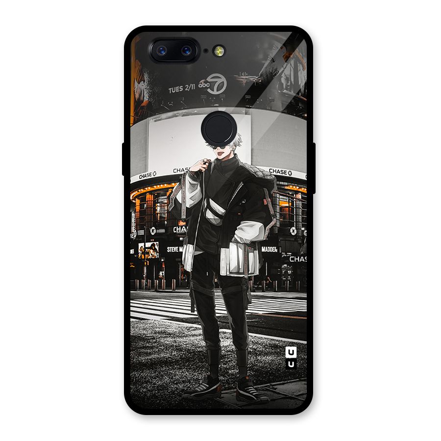Gojo Shopping Glass Back Case for OnePlus 5T