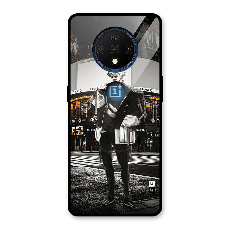 Gojo Shopping Glass Back Case for OnePlus 7T