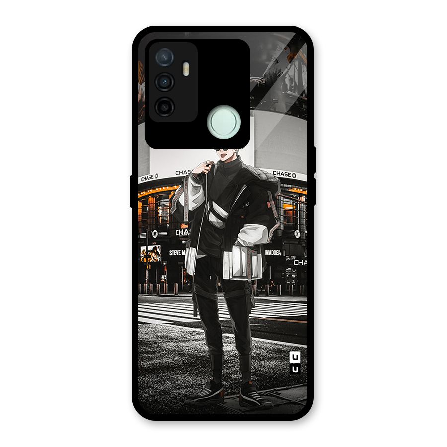 Gojo Shopping Glass Back Case for Oppo A53