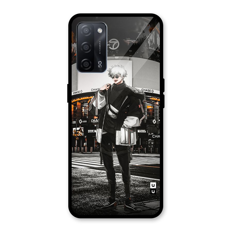 Gojo Shopping Glass Back Case for Oppo A53s 5G