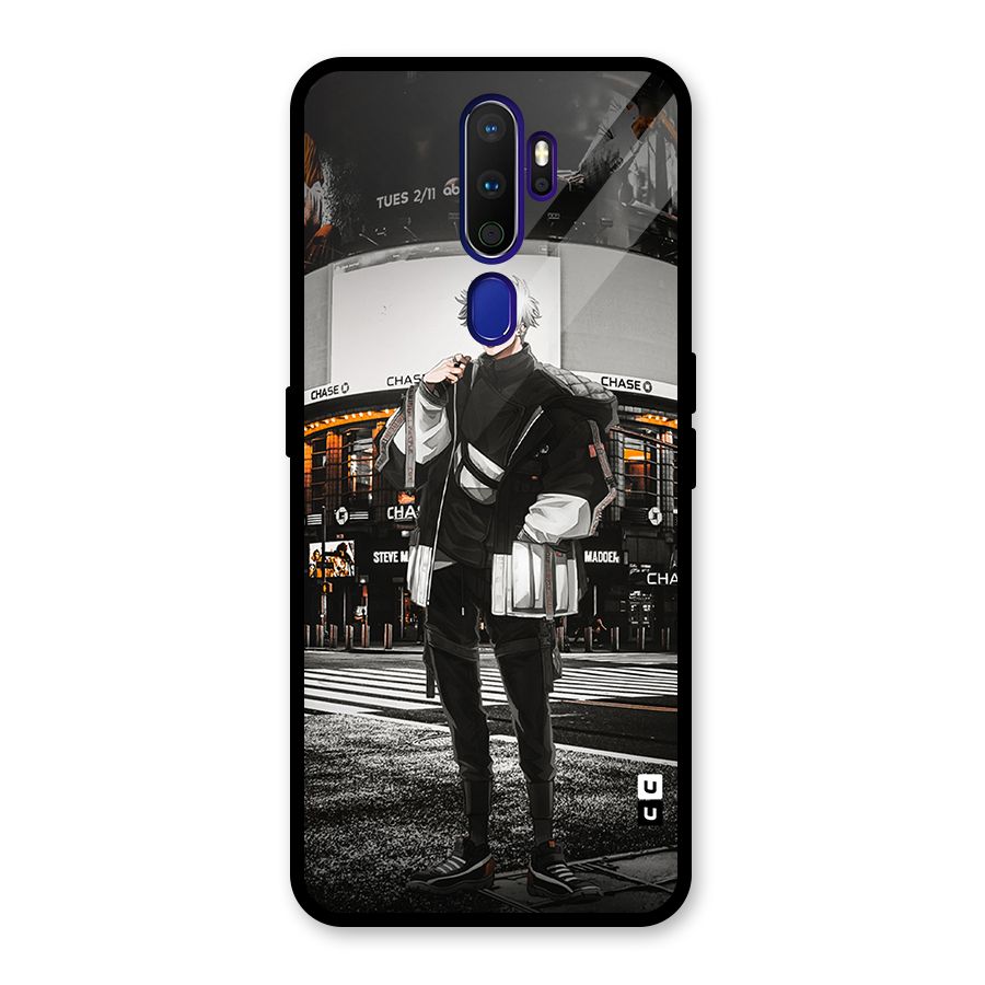 Gojo Shopping Glass Back Case for Oppo A9 (2020)