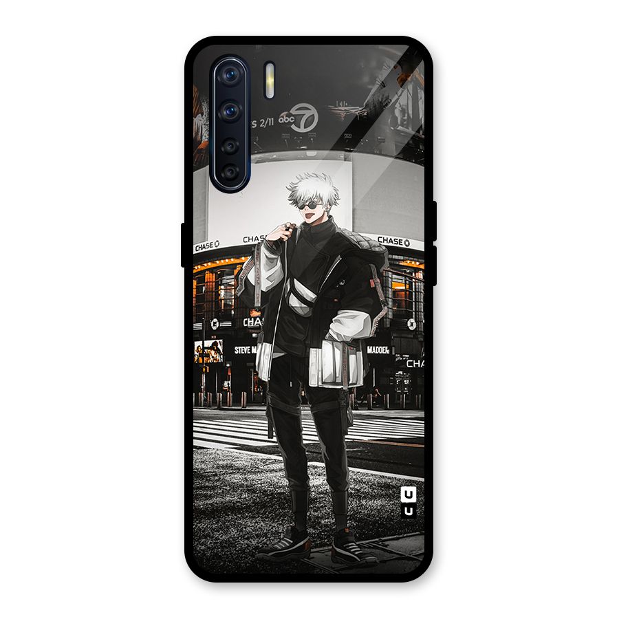 Gojo Shopping Glass Back Case for Oppo F15