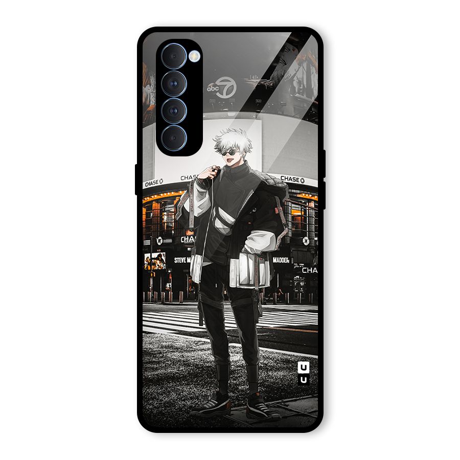 Gojo Shopping Glass Back Case for Oppo Reno4 Pro