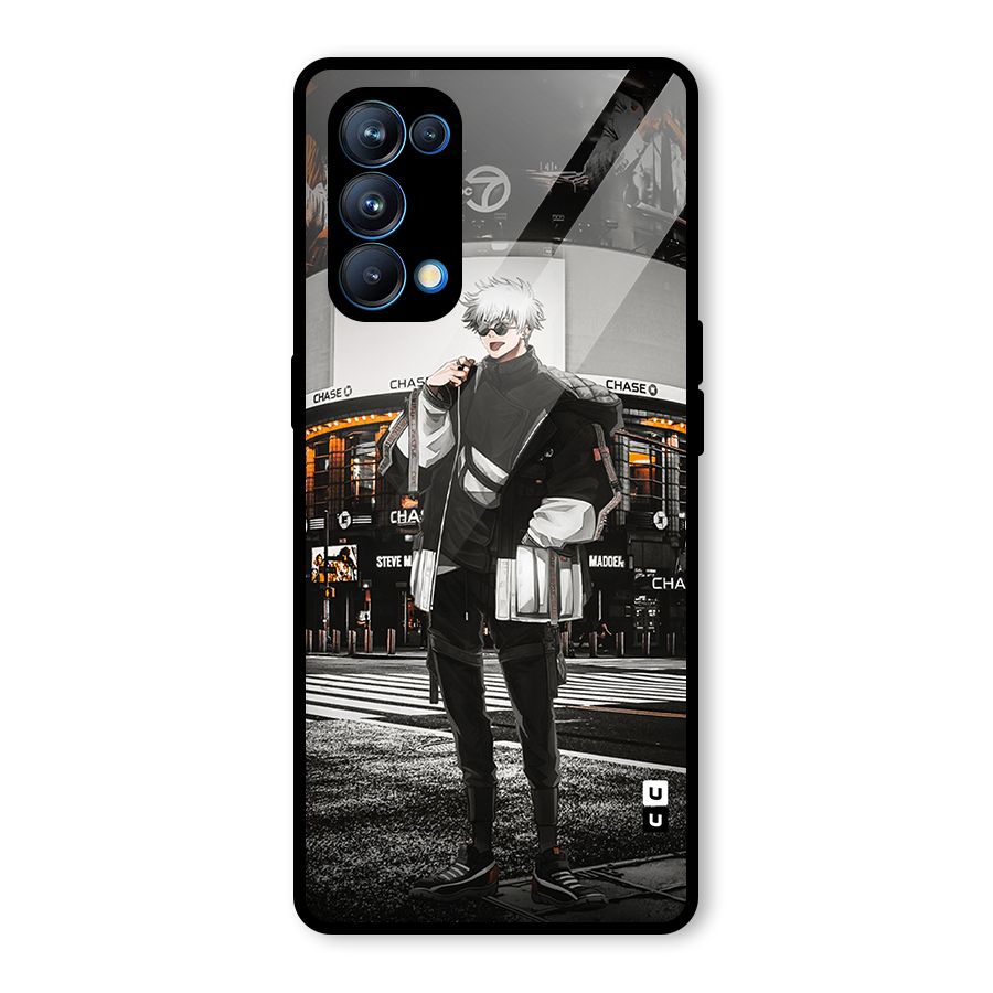 Gojo Shopping Glass Back Case for Oppo Reno5 Pro 5G
