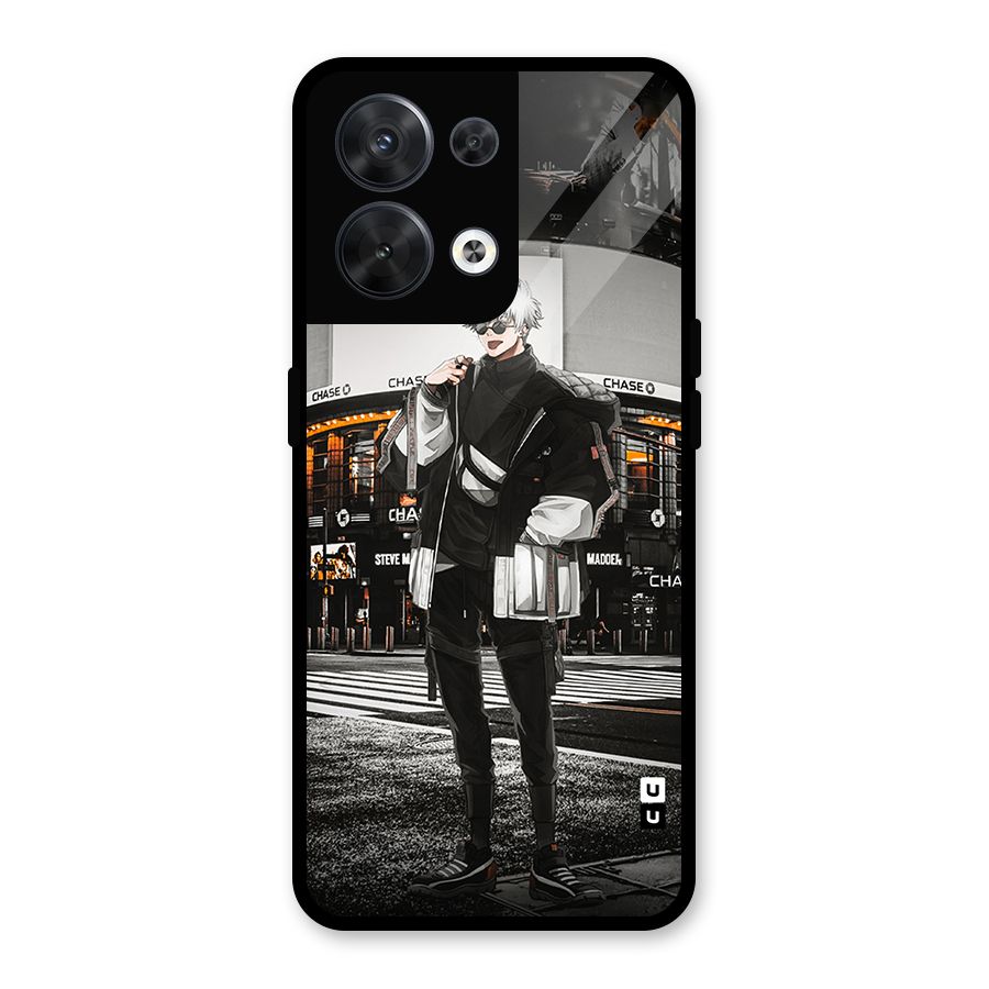 Gojo Shopping Glass Back Case for Oppo Reno8 5G