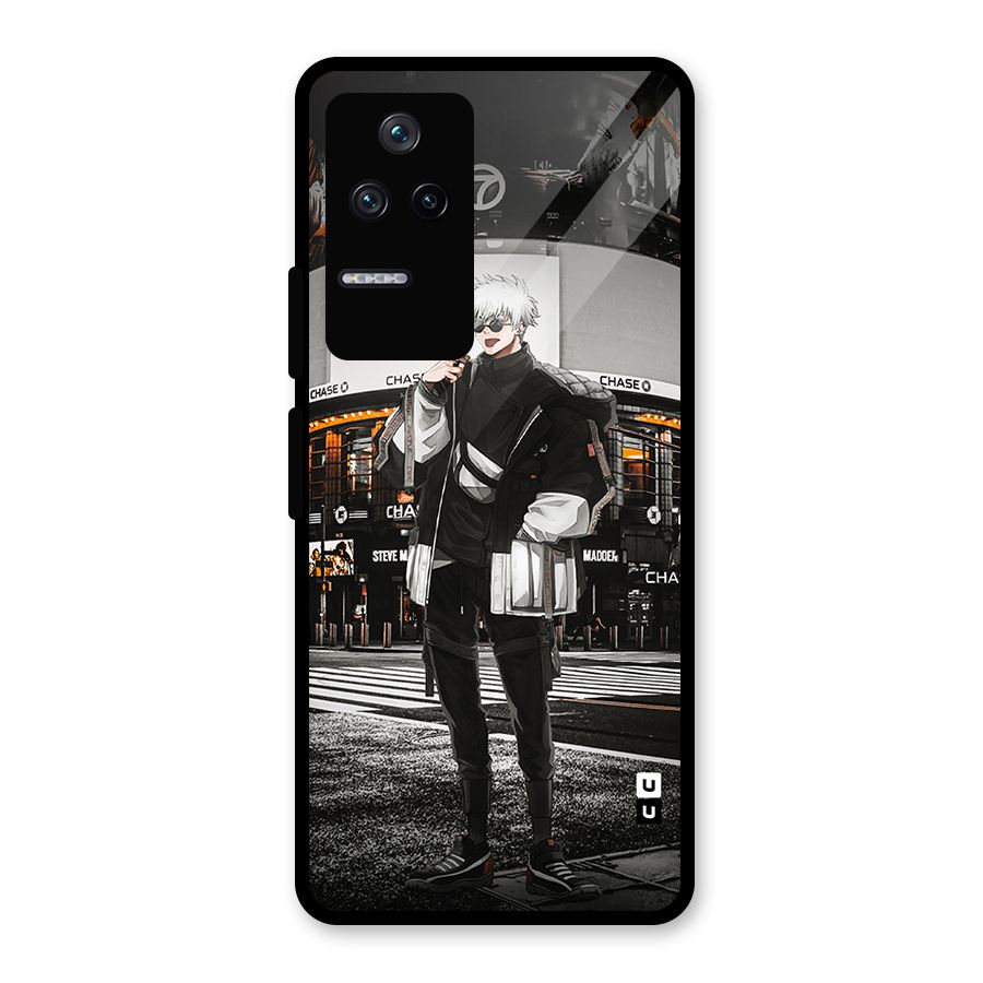 Gojo Shopping Glass Back Case for Poco F4 5G