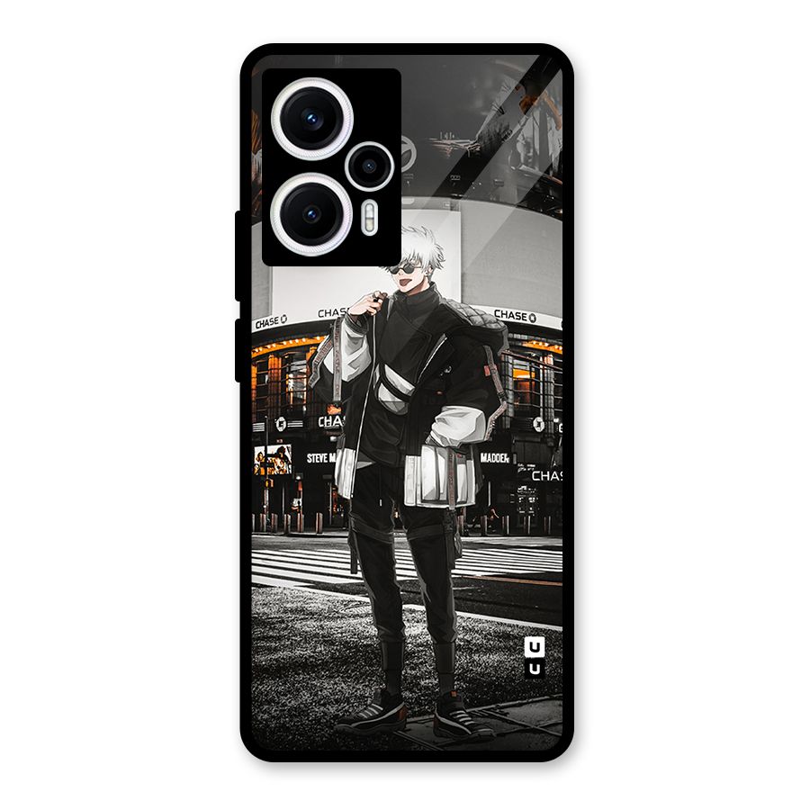 Gojo Shopping Glass Back Case for Poco F5