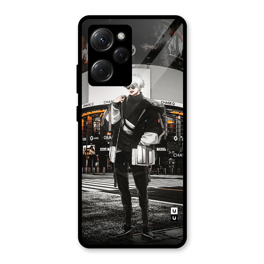 Gojo Shopping Glass Back Case for Poco X5 Pro