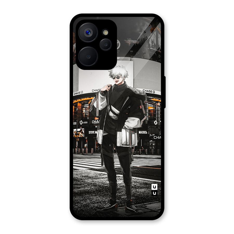Gojo Shopping Glass Back Case for Realme 9i 5G