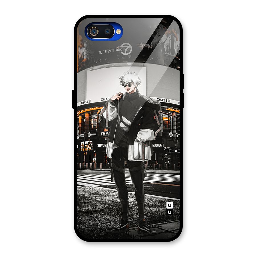 Gojo Shopping Glass Back Case for Realme C2