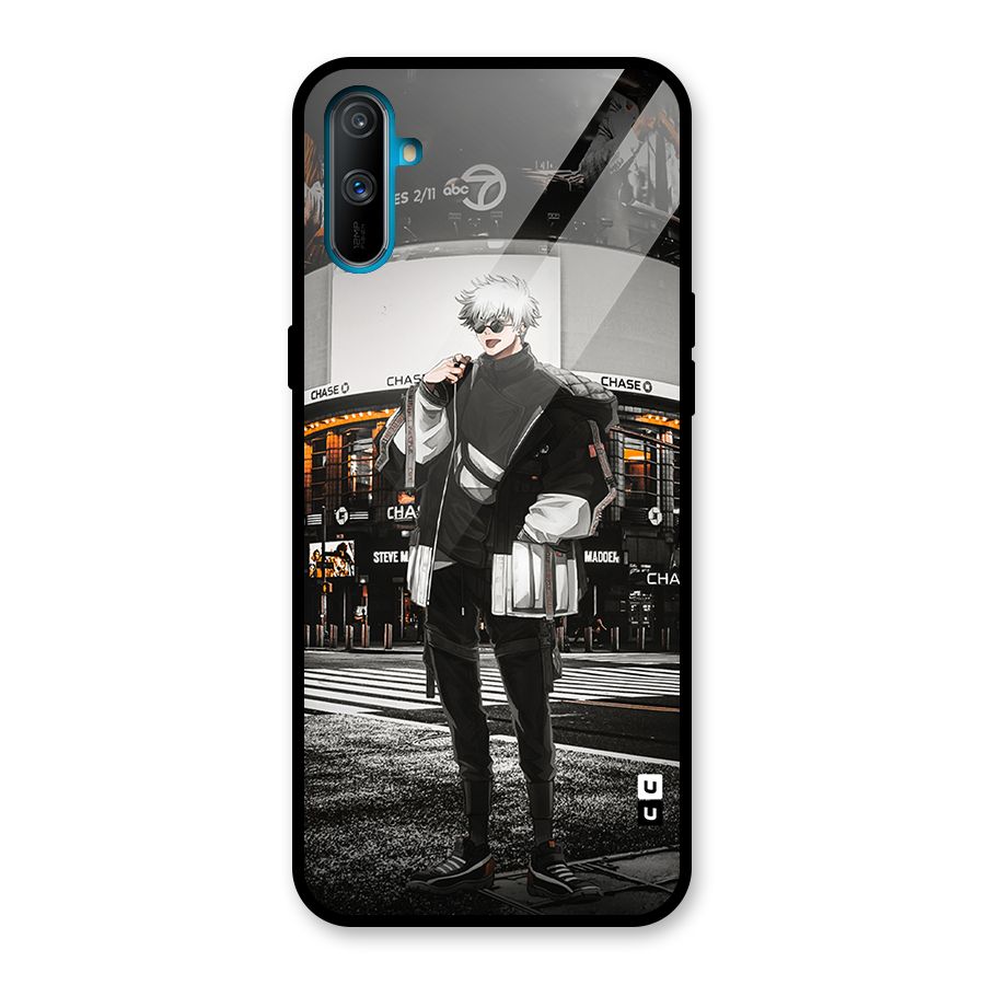 Gojo Shopping Glass Back Case for Realme C3