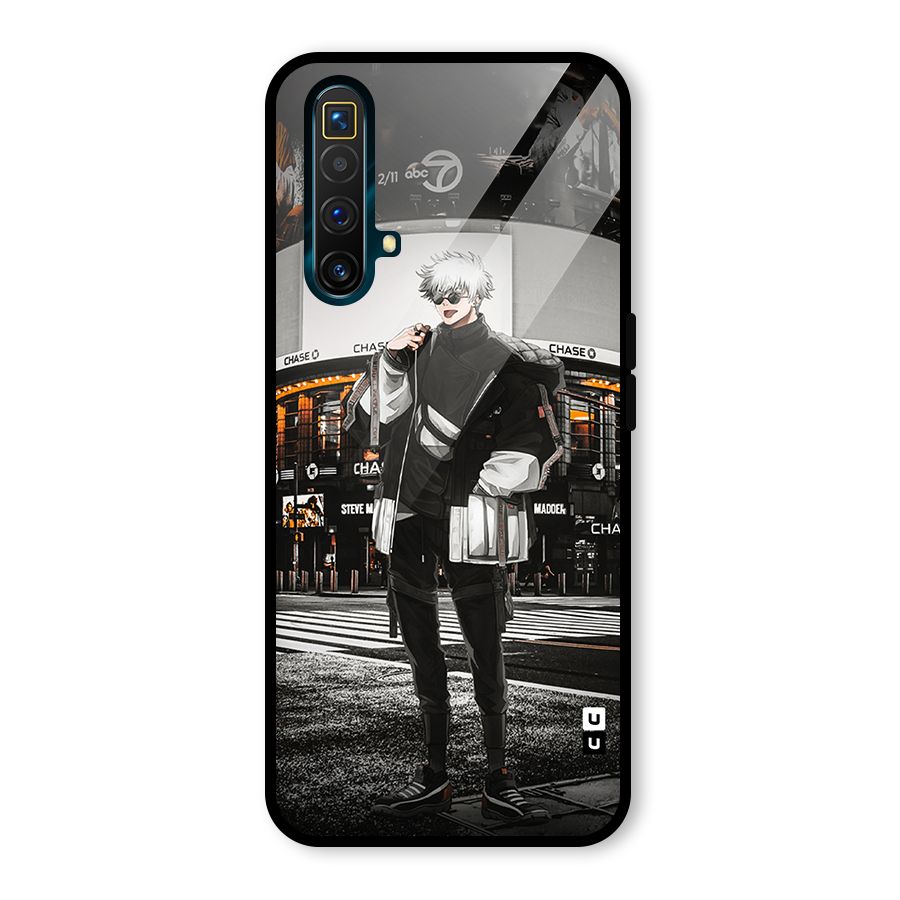 Gojo Shopping Glass Back Case for Realme X3