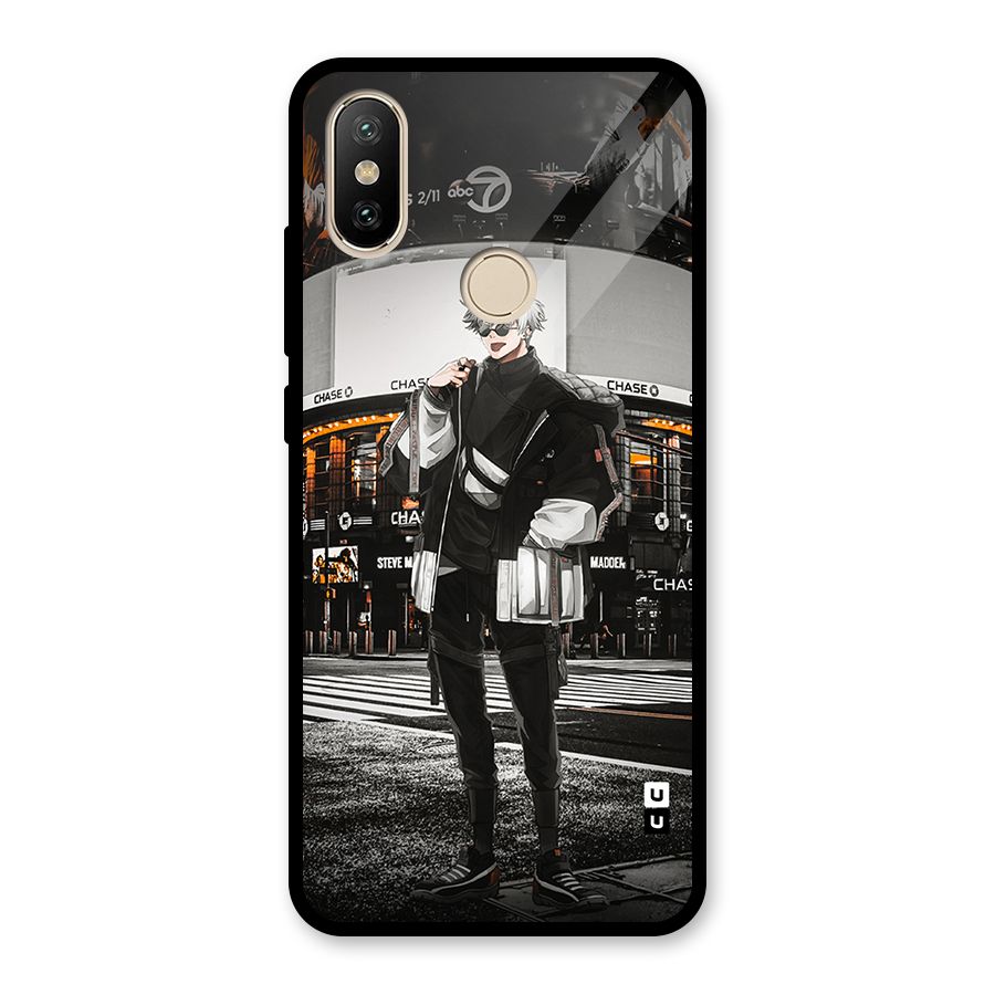 Gojo Shopping Glass Back Case for Redmi A2