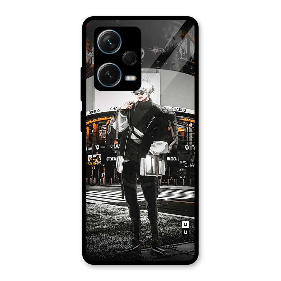 Gojo Shopping Glass Back Case for Redmi Note 12 Pro Plus 5G