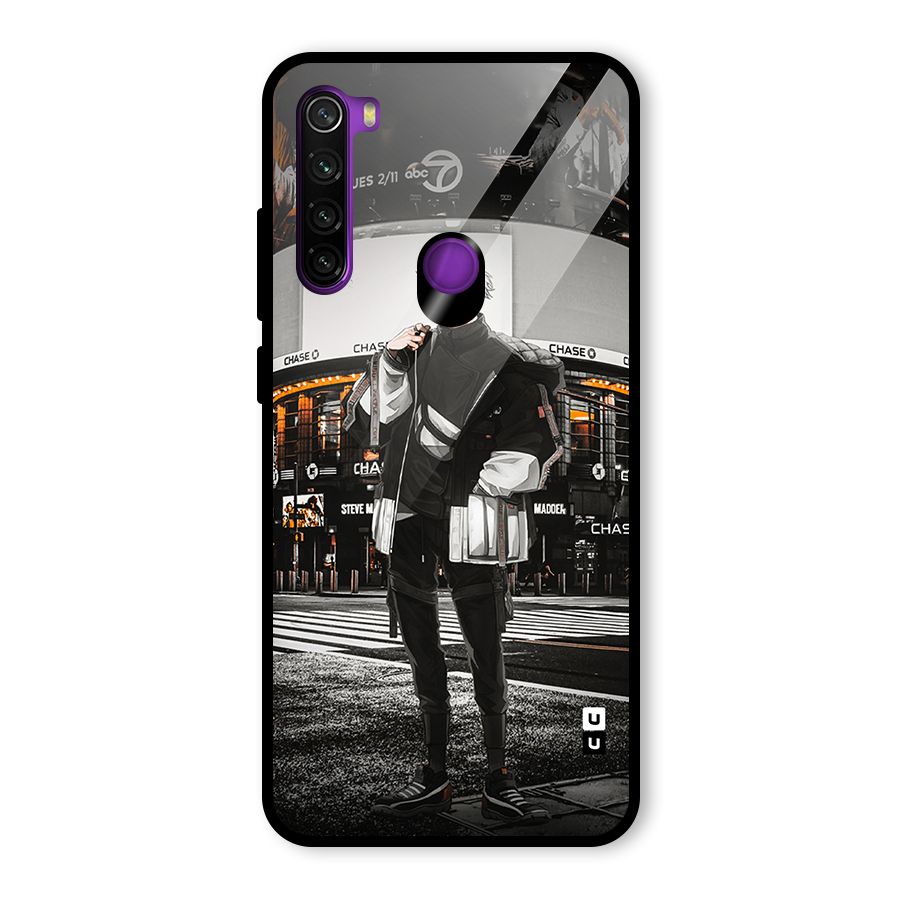 Gojo Shopping Glass Back Case for Redmi Note 8
