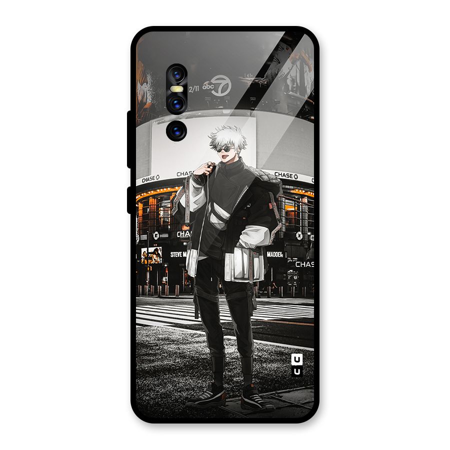 Gojo Shopping Glass Back Case for Vivo V15 Pro