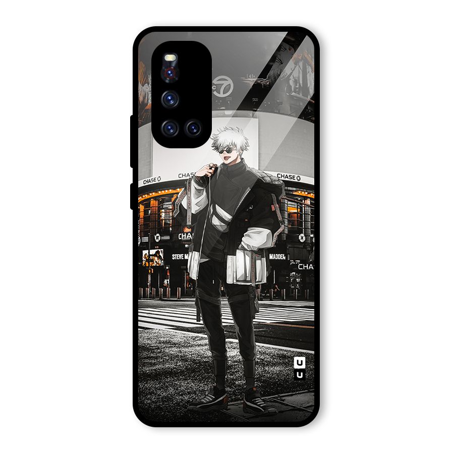 Gojo Shopping Glass Back Case for Vivo V19