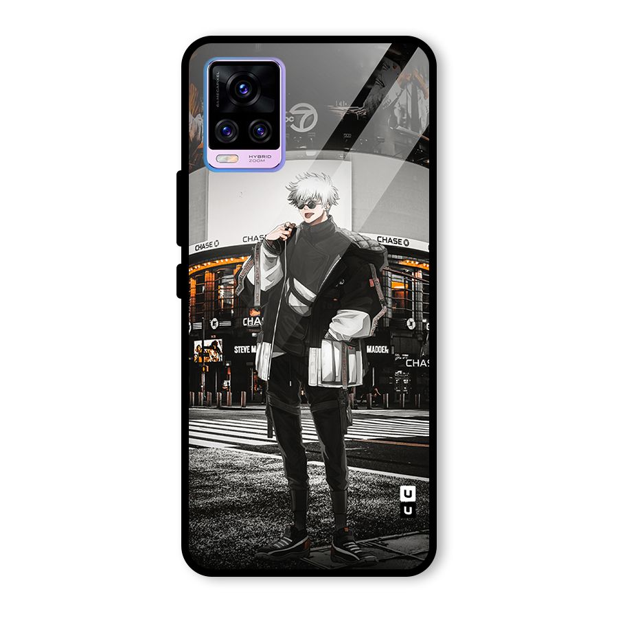 Gojo Shopping Glass Back Case for Vivo V20 Pro