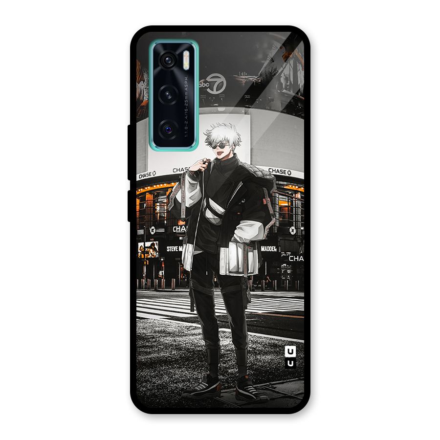 Gojo Shopping Glass Back Case for Vivo V20 SE