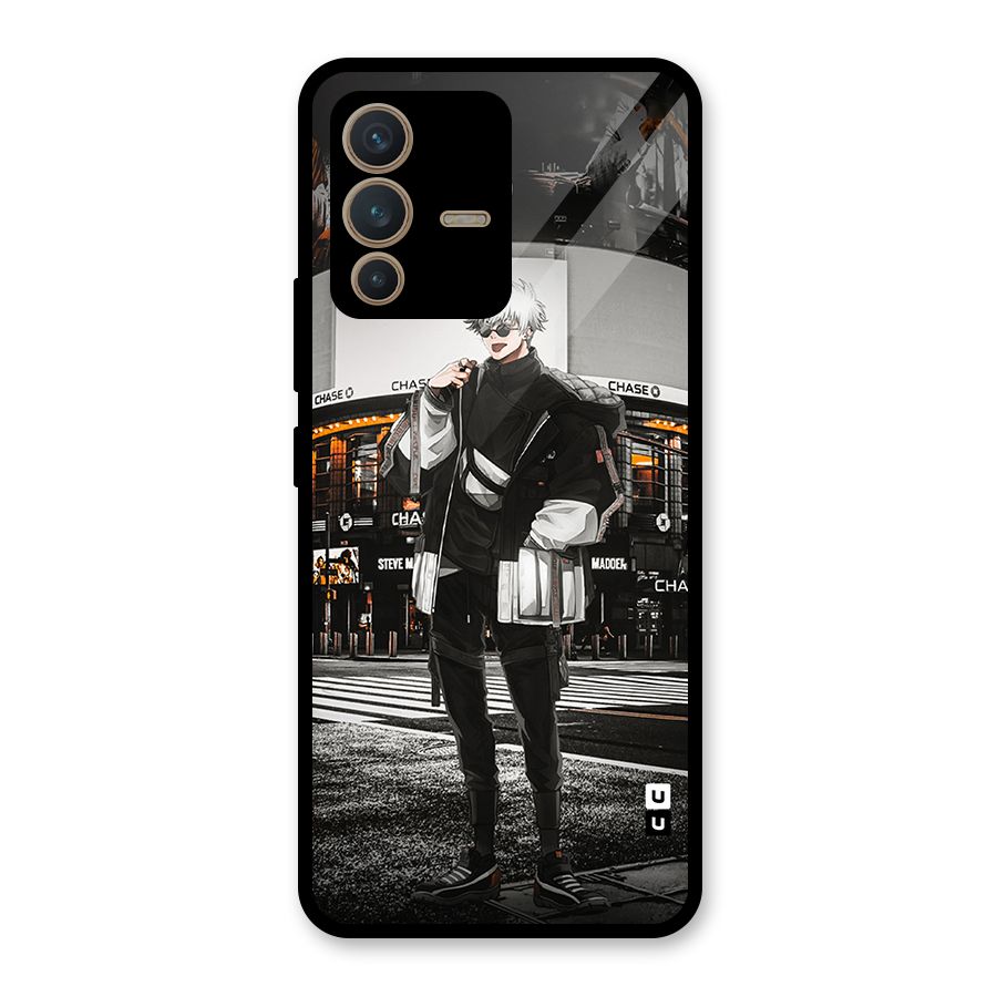 Gojo Shopping Glass Back Case for Vivo V23 5G